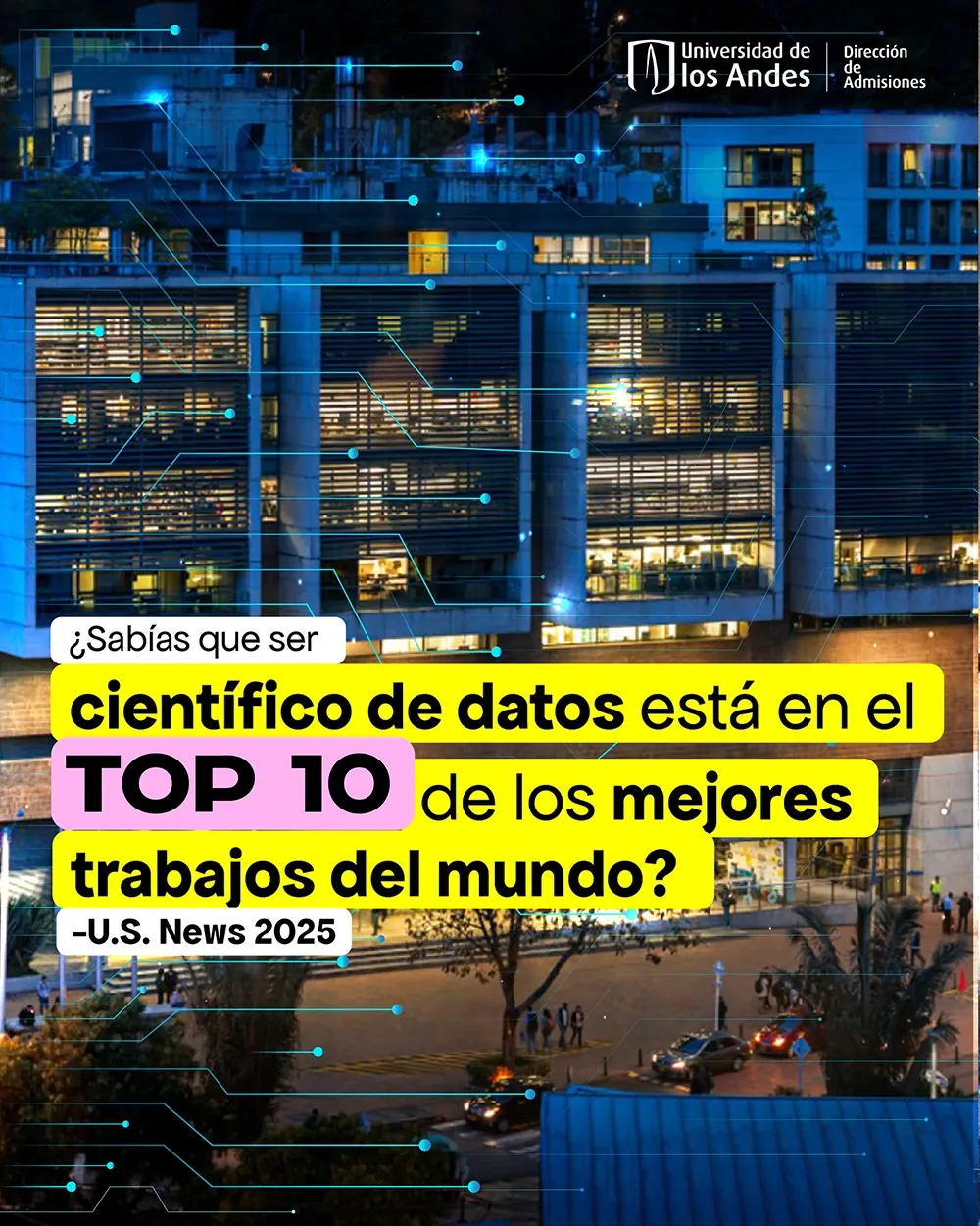inscribete al nuevo pregrado Ciencia de Datos