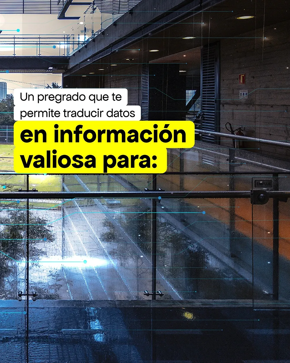 inscribete al nuevo pregrado Ciencia de Datos